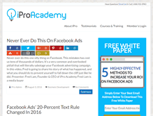 Tablet Screenshot of iproacademy.com